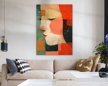 Femme avec arrière-plan | Femme visage
