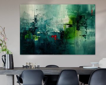 Contemporart - Green Kelly V by Philippe HUGONNARD