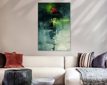 Contemporart - Green Kelly II sur Philippe HUGONNARD