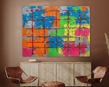 Industrial Abstract Painting in Urban / Graffiti silent