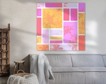 Geometrie en zachte bloemen van Liv ter Riet