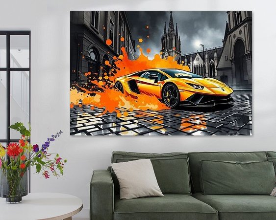 Example of the artwork in a room