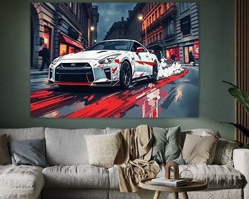 Nissan GT-R R35 – Speeding in European City by MIROKKU