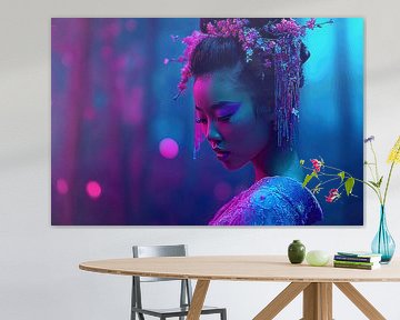 Malerisches Japan mit Geisha von Egon Zitter
