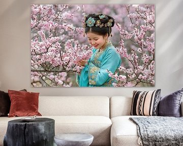 picturesque Japan with woman by Egon Zitter