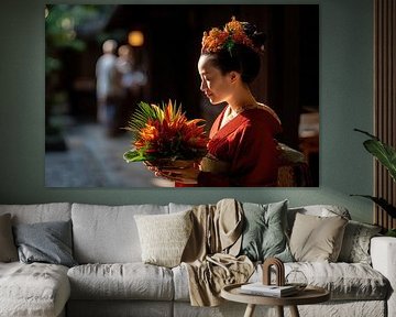 picturesque Japan with woman by Egon Zitter