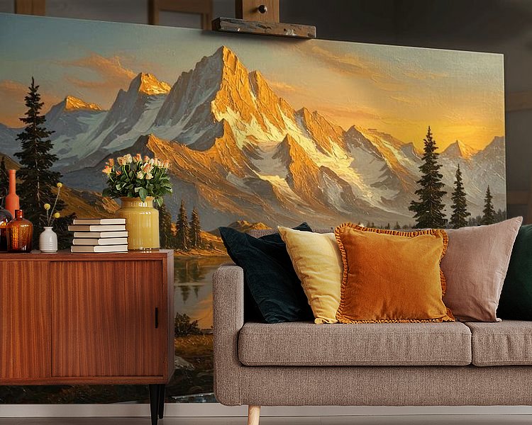 Example of the artwork in a room