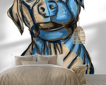 Example of the artwork in a room