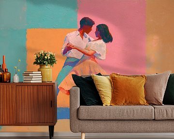 Colorful Dance Moment