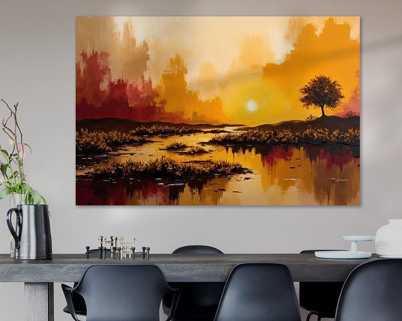 Example of the artwork in a room