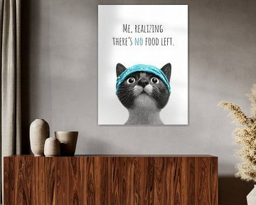 Coole Katze – Leerer Napf