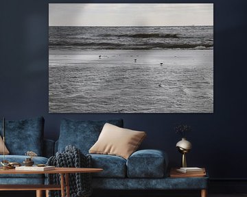 Beach, sea, grey by Anne Bergsma
