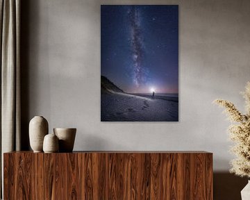 Night on the Beach van Jeroen Lagerwerf