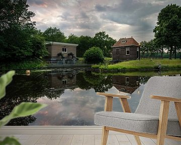Pumping station at Venesluis near Dwingeloo - peace and quiet by the water by KB Design & Photography (Karen Brouwer)