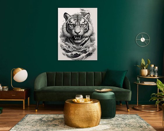 Example of the artwork in a room