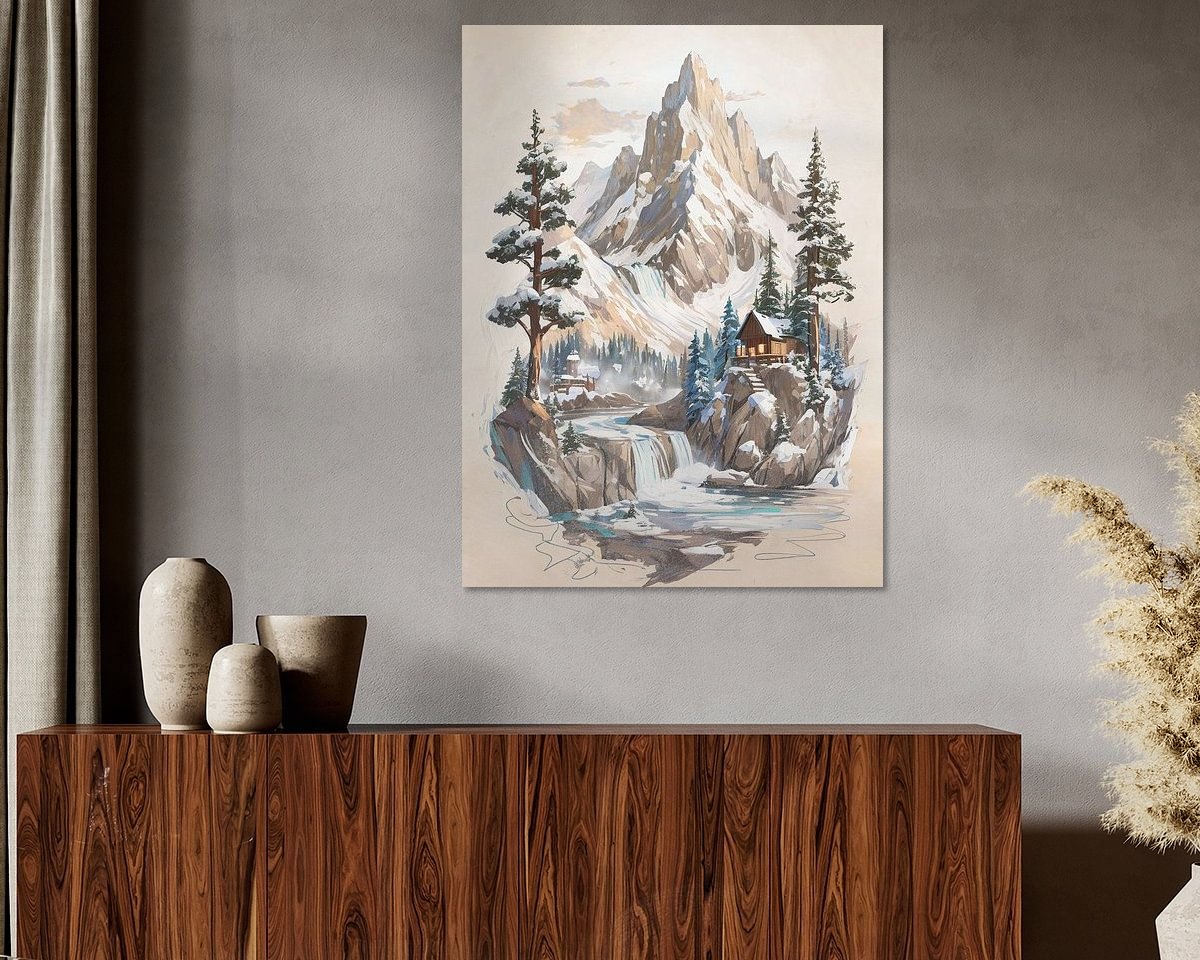 Example of the artwork in a room