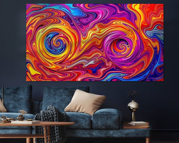 Example of the artwork in a room