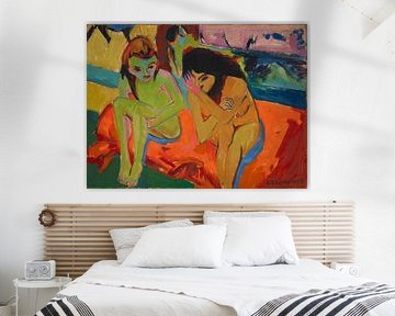Naakte meisjes praten, Ernst Ludwig Kirchner,