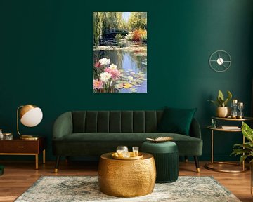 Waterlelies a la Monet no.3 van Studio BB
