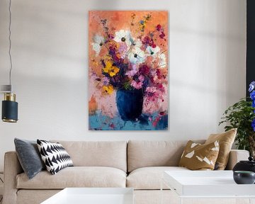 Floral Explosion in Pink no. 1 by Studio BB