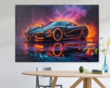 Koenigsegg Agera - Neon-Rauchlichter