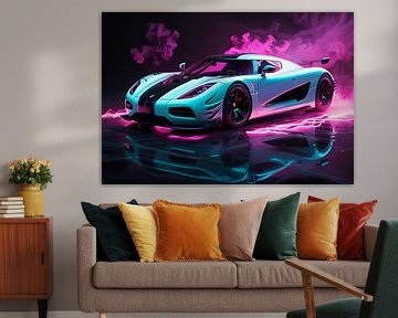 Koenigsegg Agera - Neon-Rauchlichter
