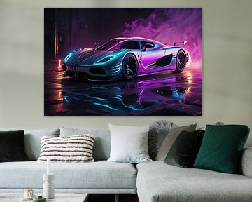 Koenigsegg Agera - Neon-Rauchlichter