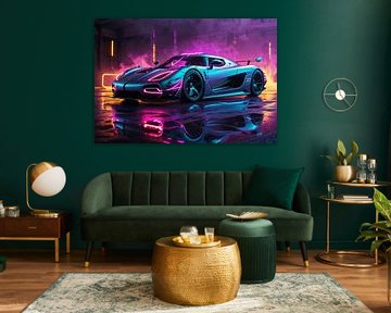 Koenigsegg Agera - Neon-Rauchlichter