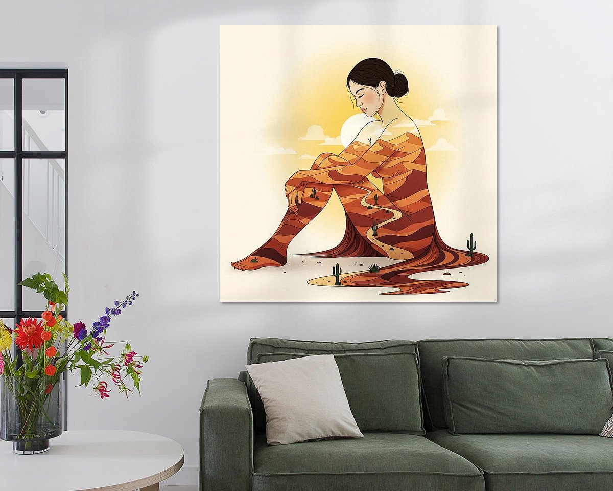Example of the artwork in a room