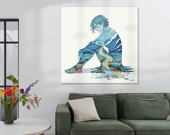 Example of the artwork in a room