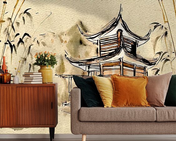 Example of the artwork in a room
