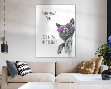 Coole Katze - Mein Thron