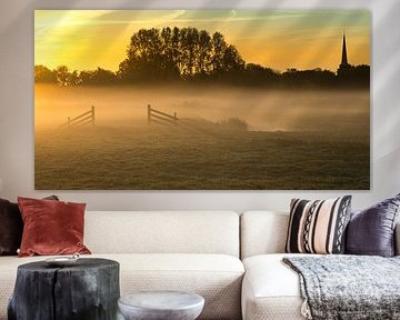 goldene Skyline von Oudorp von peterheinspictures