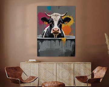 Kleur Splash Koe