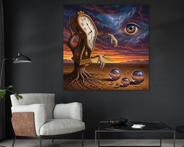 Surreal Dreamscape Fantasy — Floating Islands & Melting Time