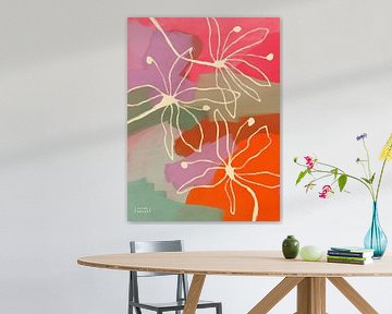 Colourful floral display by Anna Benge