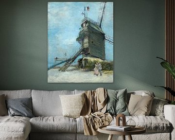Die Galette-Mühle, Vincent van Gogh - um 1886