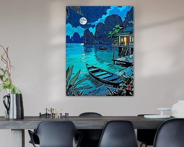 Sereniteit bij maanlicht