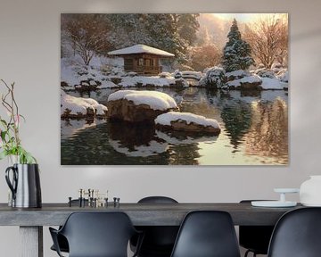 picturesque Japan winter by Egon Zitter