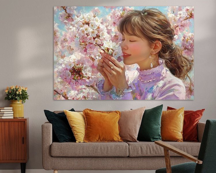 Example of the artwork in a room