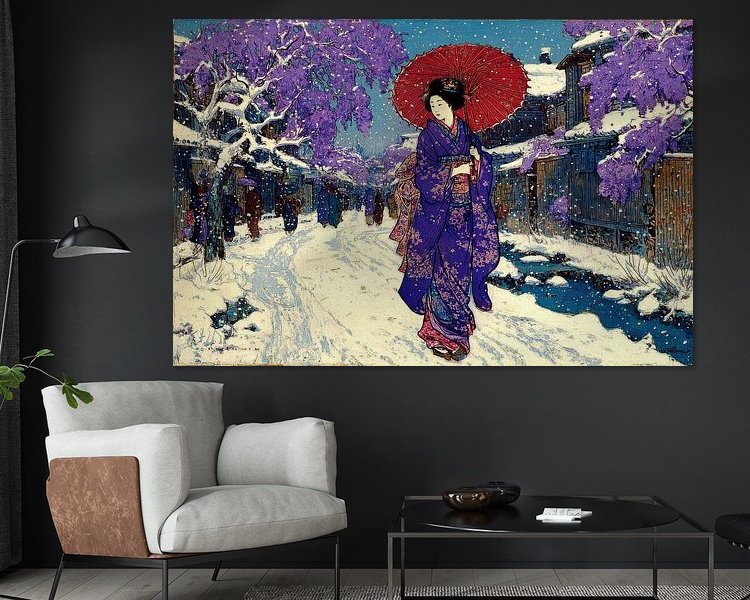 Example of the artwork in a room