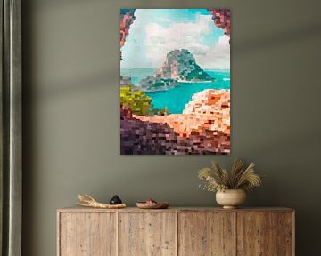 Ibiza (Es vedra) digitale Malerei von Ruud Kuijpers