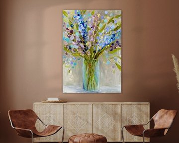 Bloemen Vaas | Lively Floral Arrangement Joy