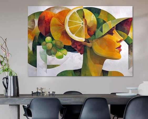 Example of the artwork in a room