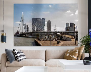 Skyline Rotterdam van Rob Altena