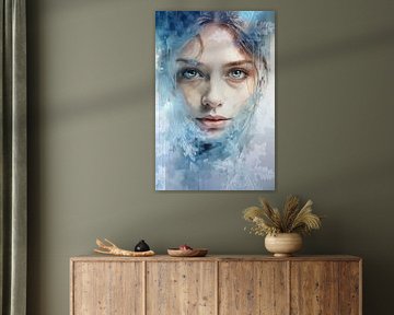 Freeze - winterportret van Koffie Zwart