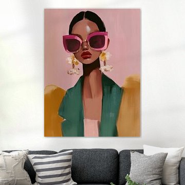 Mutig in Rosa von Carla Van Iersel