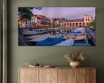 Zonsopkomst bij de Porto Vecchio, Desenzano del Garda van Henk Meijer Photography