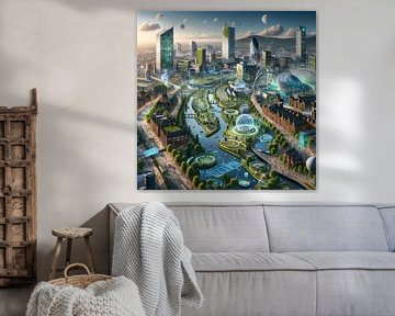 Future Manchester - The vision of a green city of the future by Eric Nagel