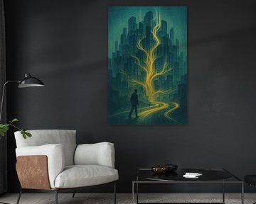 De elektrische boom van morgen van Avinigav